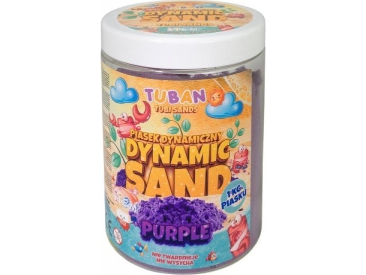 Tuban Dinaminis Smėlis - Violetinė - 1Kg ( Tu3556 )