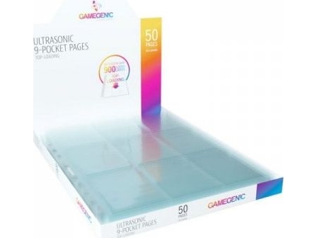 Gamegenic Ultrasonic 9-Pocket Pages Topload (50)