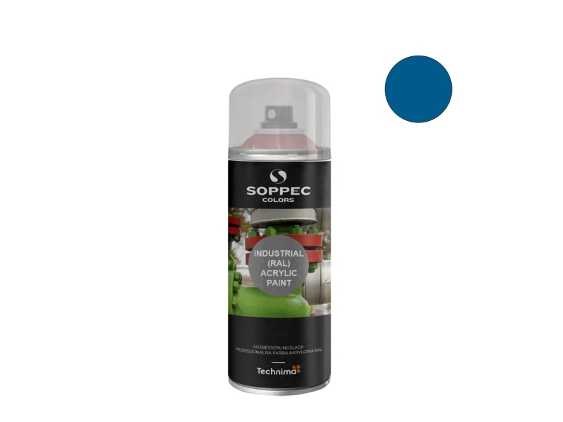 SOPPEC Colors sprayfärg akryl 400 ml RAL 5017 trafikblå blank | N - A | GameStuff