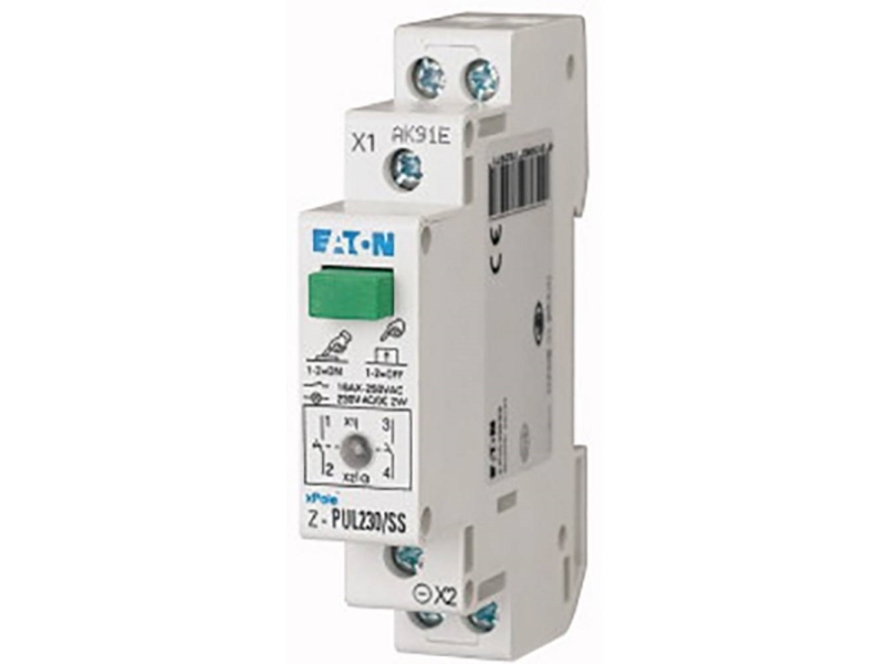 Stødstrømskontakt 16 A 2 X Sluttekontakt 230 V/Ac, 230 V/Dc Eaton Y7-276297