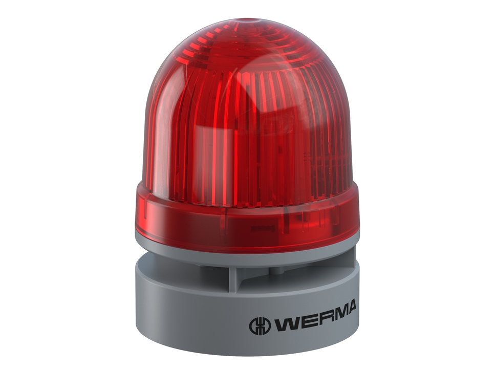 Werma 460.110.75, Rot, 50000 H, Polycarbonat (Pc), -30 - 60 °C, Ip66, 24 V