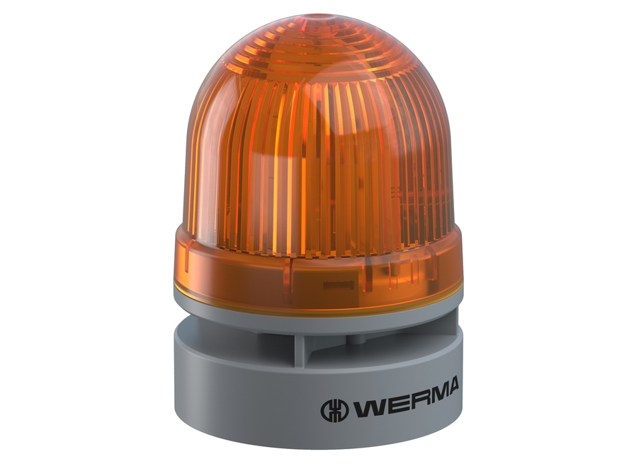 Werma Signaltechnik Signalpære Mini Twinflash Combi 115-230Vac Ye 460.320.60 Gul 230 V/Ac 95 Db