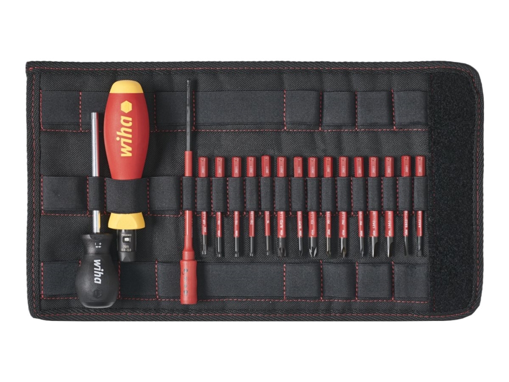 Wiha Torquevario-S Electric 2872 - Drehmomentschraubendreher Mit Bitsatz - Isoleret - 0,8 - 5 N-M - I Foldepose