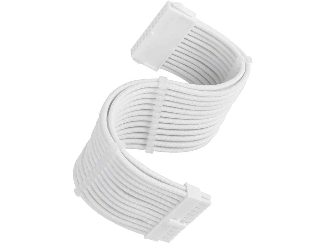 Silverstone Atx 24-Pin-Kabel, 300Mm - Weiß