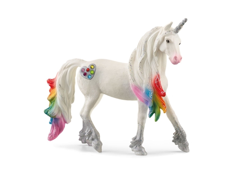 Schleich Bayala - Regnbueenhjørning Hingst - H: 11,5 cm 70725