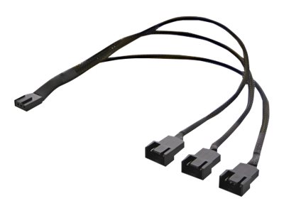 Deltaco Ssi-67, Kabelsplitter, Schwarz, Männlich/Weiblich, 4-Pin To 4-Pin, 20 G, Polybag