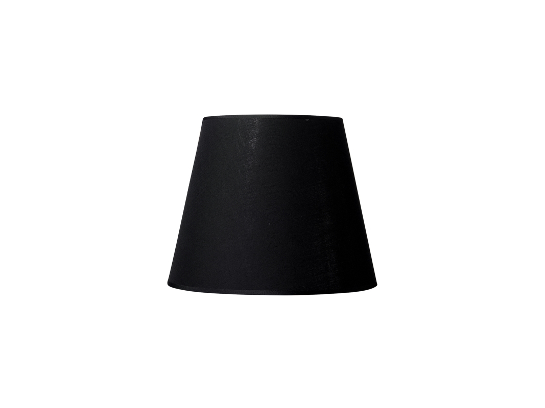 Lampenschirm Isabella Domus H. 24,0 Cm Schwarz/Gold