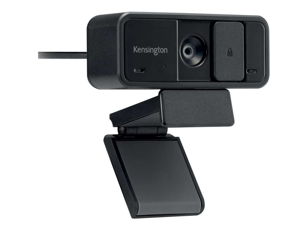 Kensington W1050 1080P Vidvinkel-Webcam Med Fast Fokus, Sort