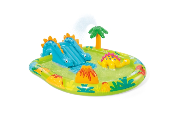 Intex Little Dino Legepool 143L, 191x152x58 cm | Trädgården - Pools & Vatten spel - Pools & bassäng | GameStuff