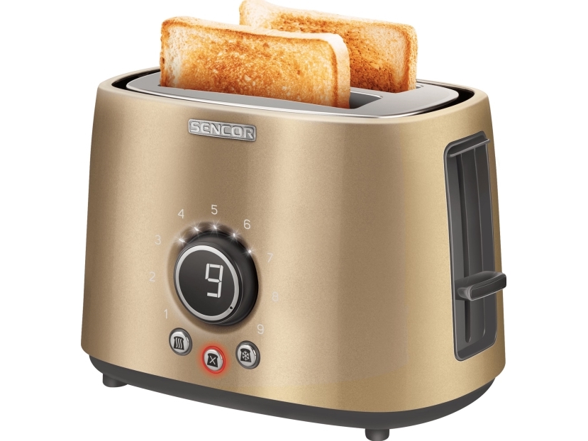 Sencor Sts 6057Ch, 2 Disk(Er), Sort, Brun, Rustfrit Stål, Rustfrit Stål, Knapper, Drejning, 1000 W, 220 - 240 V