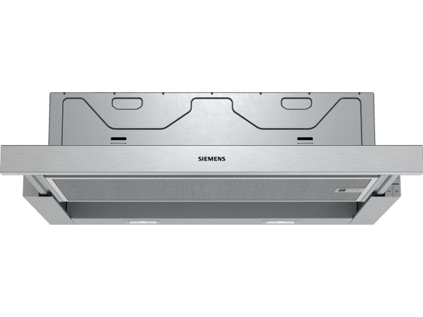 Siemens iQ300 LI64MA531 - Udtræksemhætte - 60 cm. - Søvmetallic - Inbygget motor - Inkl. Gribeliste i Rustfrit Stål