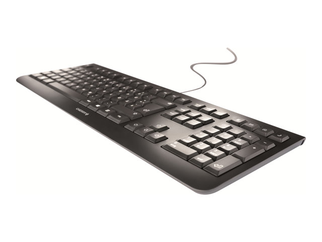 Cherry Kc 1000, Volle Größe (100%), Kabelgebunden, Usb, Qwerty, Schwarz