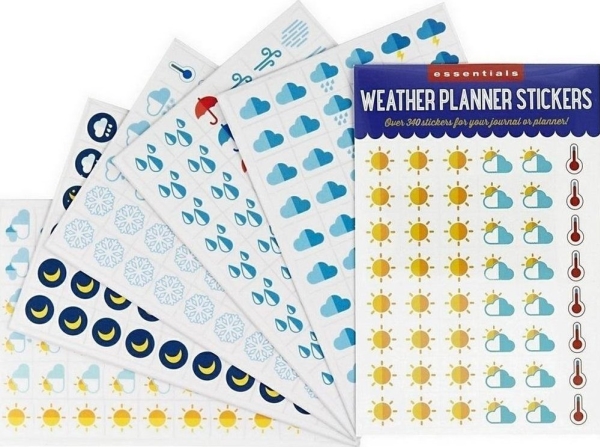 Peter Pauper Press Stickers for the weather planner 300pcs | N - A | GameStuff