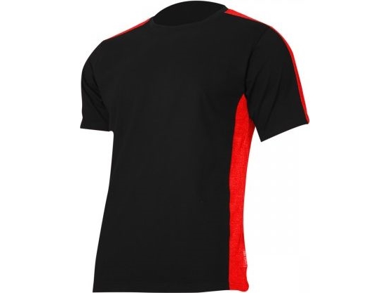 Lahti Pro T-shirt 180G/M2, svart/röd 2XL (L4022705) | Kläder & Säkerhet - Arbetskläder - T-shirts | GameStuff