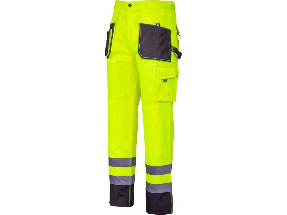 Lahti Pro High Visibility Trousers Black/Yellow, "S", Ce, Lahti