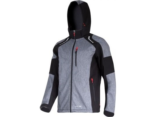 Lahti Pro Kurtka Softshell z Kapturem Szaro-czarwona M (L4092302)