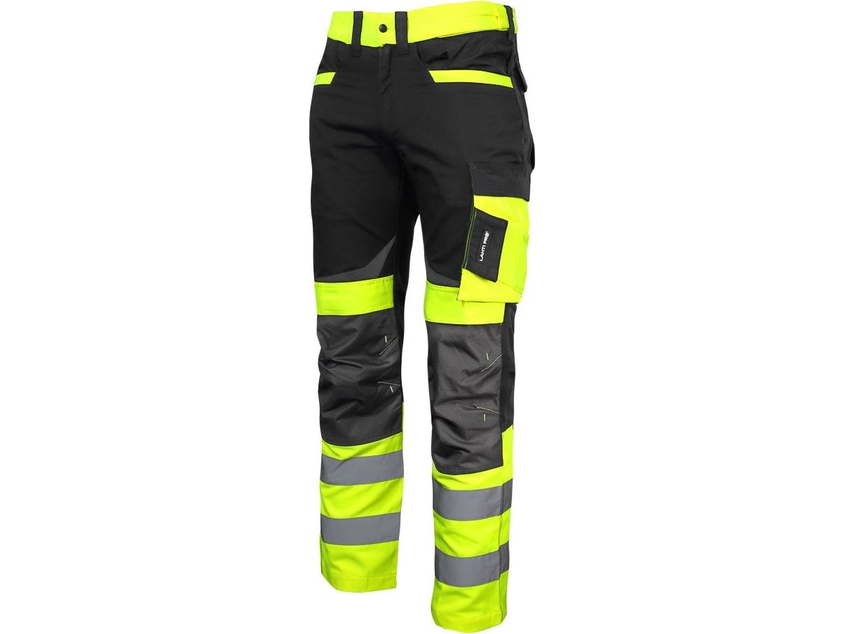 Lahti Pro High Visibility Trousers Black/Yellow, "M", Ce, Lahti