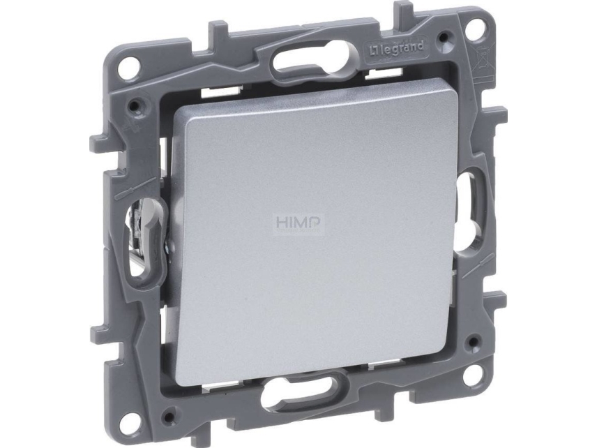 Legrand Niloe Selection Treppenlichtschalter Einzeln 10Ax Aluminium 762101