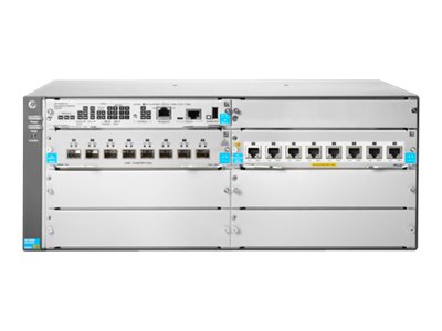 HPE Aruba 5406R 8-port 1/2.5/5/10GBASE-T PoE+ / 8-port SFP+ (No PSU) v3 zl2 - Switch - Administreret - 8 x 1 Gigabit / 10 Gigabit SFP+ + 8 x 1/2.5/5/10GBase-T (PoE+) - monterbar på stativ - PoE+ | Datortillbehör - Nätverk - Switchar | GameStuff