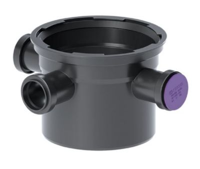 Prefabricerat stycke för golvavlopp 154072018 - med 3 x 50 mm inlopp | VVS Artiklar - Avlopp - Ratstopp & Avloppsreglering | GameStuff