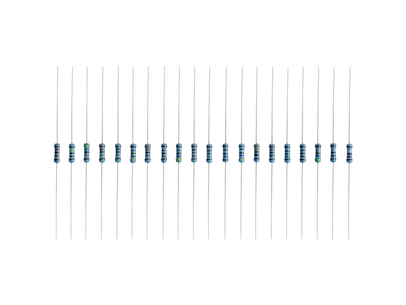 Quadrios 22P091 22P091 Metalmodstand sortiment 470 Ω med aksial tråd 0.5 W 1 % 1 Set