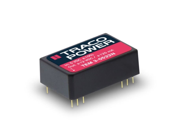 Traco Power TEM 3-0522N, 31,8 mm, 10,2 mm, 20,3 mm, 12,4 g, 3 W, 4.5-5.5 V