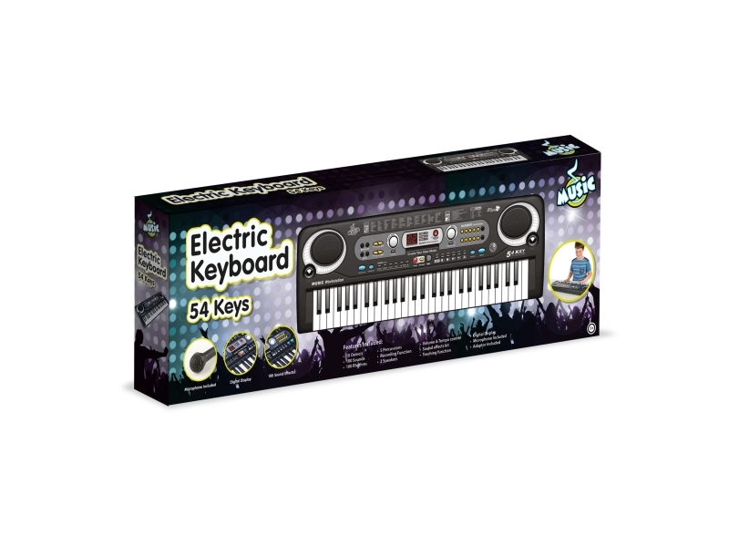 Music Keyboard 54 Tangenter | Hobby - Musikinstrument - Tangentinstrument | GameStuff