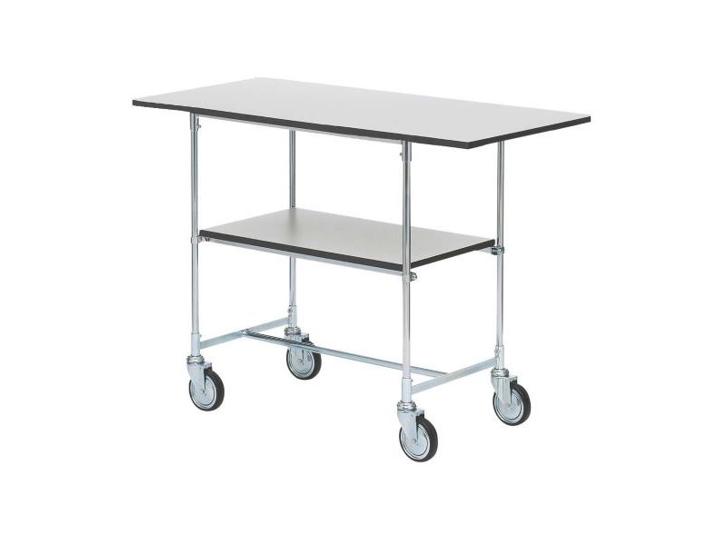 Pöytävaunu ESD 2 hyllyä hyllyn koko 1200x600