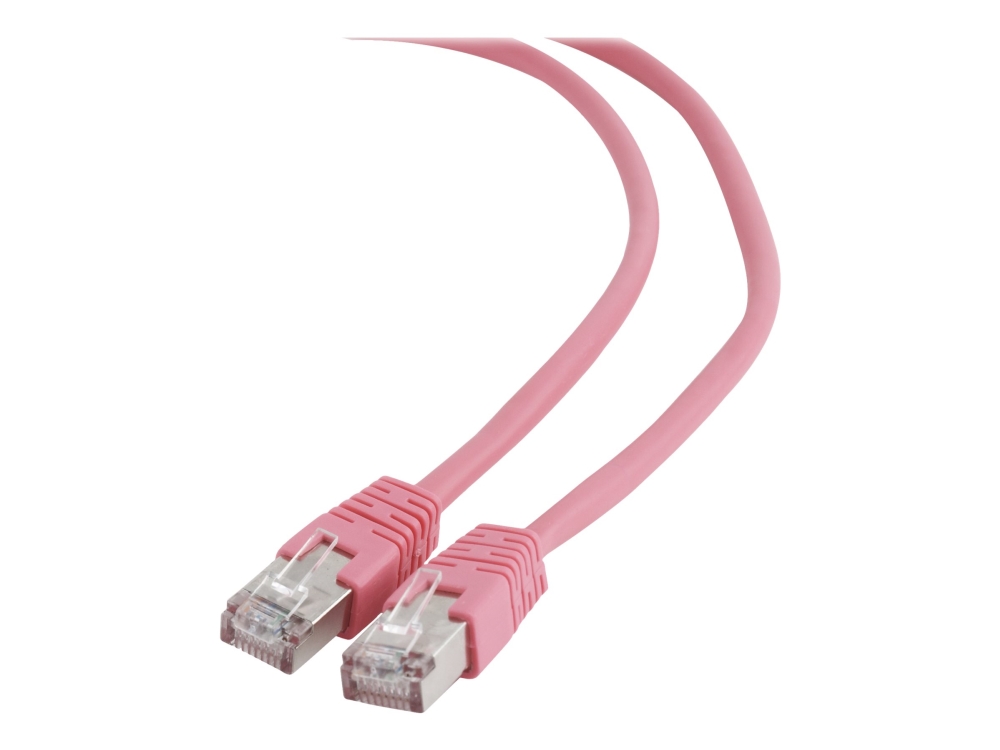 Gembird - Patchkabel - Rj-45 (Stecker) Auf Rj-45 (Stecker) - 3 M - Ftp - Cat 6 - Geformt - Rosa
