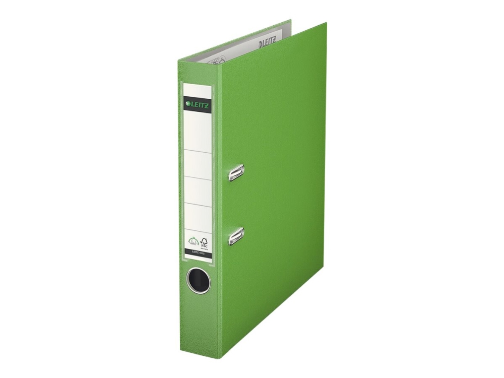 Leitz 180° Lever Arch File Plastic 50 Mm, A4, Kunststoff, Grün, 350 Blätter, 5 Cm, 55 Mm
