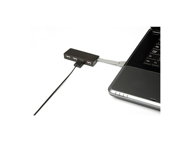 Targus 4-Port Usb Hub, Usb 2.0, Usb 2.0, 480 Mbit/S, Schwarz, Kunststoff, China