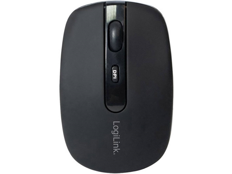Logilink Id0078a, Beidhändig, Optisch, Bluetooth, 1600 Dpi, Schwarz