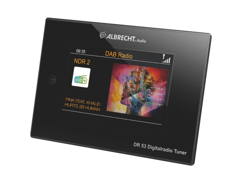 Albrecht Albrecht Dr 53 Radio, Digitalradio Tuner, Dab +/Ukw, Bluetooth, Schwarz