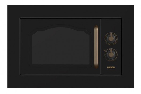 Gorenje Bm235clb, Indbygget, Kombination Mikroovn, 23 L, 800 W, Dreje, Sort