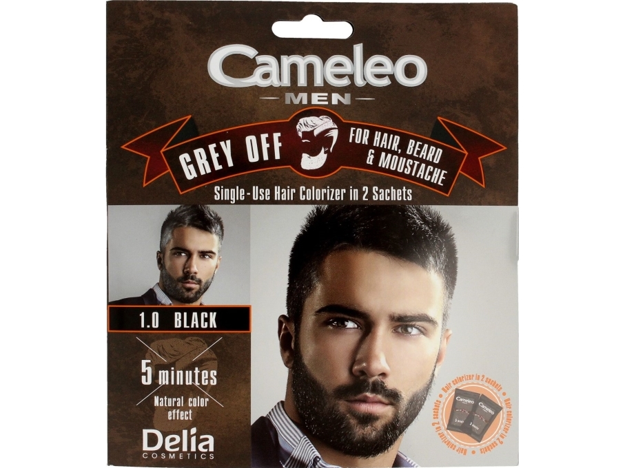 Cameleo Men Colour Cream Black Grey Off Single-Use Colorizer