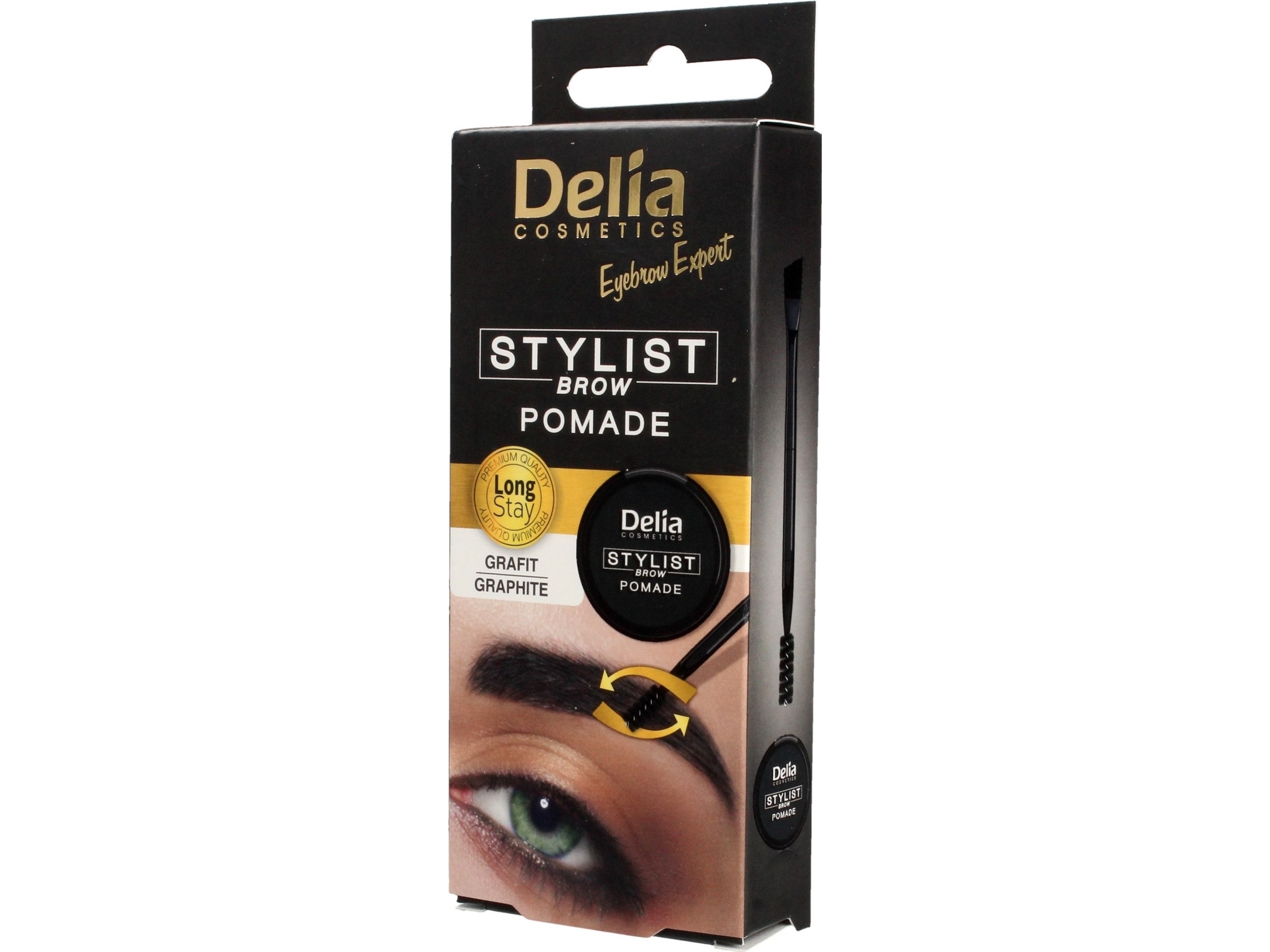 Delia Cosmetics Brow Pomade Graphite Eyebrow Expert Stylist