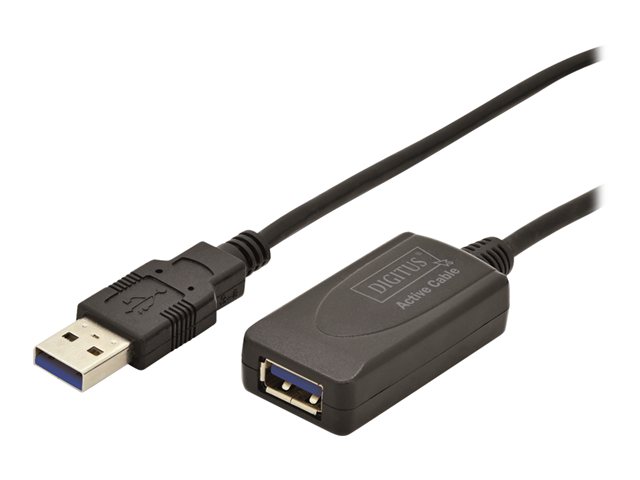 Assmann - Usb Forlængerkabel - Usb Type A (Hun) Til Usb Type A (Han) - Usb 3.0 - 5 M - Aktiv