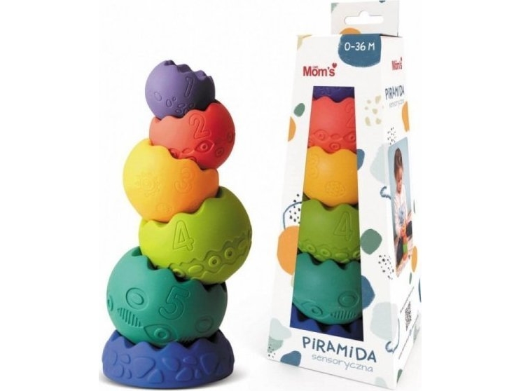 Hencz Toys Pastell-Sinnespyramide