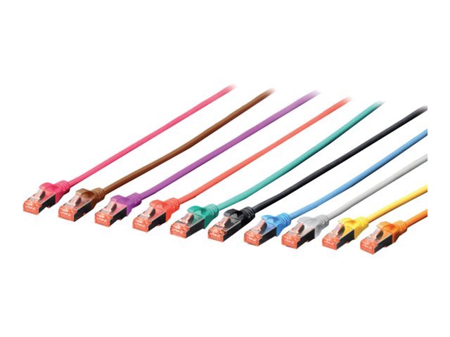 Digitus - Patchkabel - Rj-45 (Han) Til Rj-45 (Han) - 10 M - Sftp - Cat 6 - Halogenfri - Grå