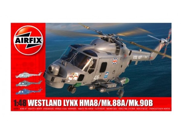 Airfix Model plastikowy Westland Navy Lynx Mk.88A/HMA.8/Mk.90B 1:48