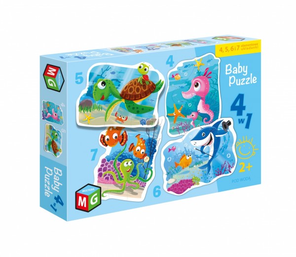 Alexander Baby Puzzle 4W1 Unterwasser-Multigramm