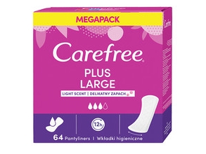 Carefree Plus Large Damenbinden Light Scent 64 Stk.