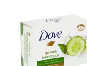 Dove Refreshing 3In1 Seifenriegel 90 G - Gurke & Grüner Tee