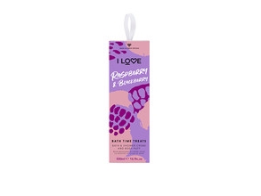 I Love Set I Love: Himbeere &Amp Brombeere, Feuchtigkeitsspendend, Duschgel, Für Alle Hauttypen, 500 Ml + Duschschwamm Für Frauen