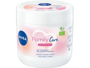 Nivea_Family Care Sensitive Skin Leichte Feuchtigkeitscreme Für Gesicht, Körper Und Hände 450Ml