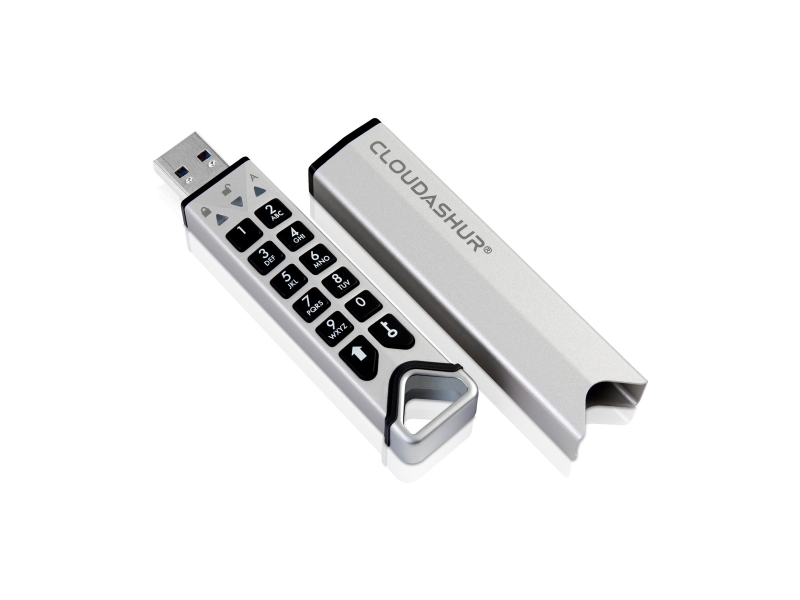 Istorage Cloudashur, 0 Gb, Usb Type-A, 3.2 Gen 1 (3.1 Gen 1), Ekstern, 28 G, Sølv