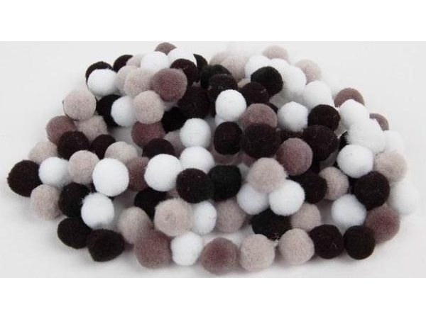 FANDY Akrylpomponer 1 10mm MIX