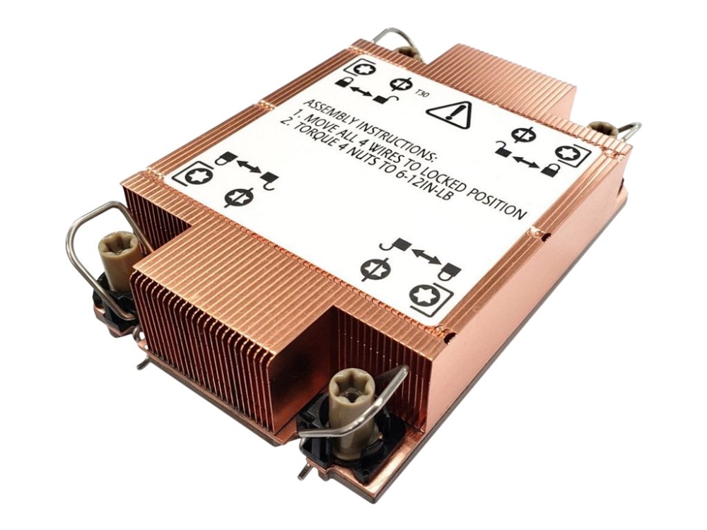 Dynatron N-10 - Processor-heatsink - (for: LGA4189) - kobber med dampkammerbase - 1U