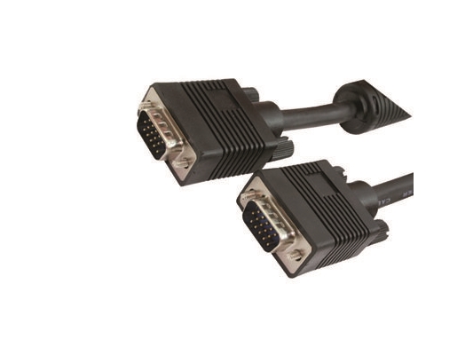 Mediarange Mrcs147, 1,8 M, Vga (D-Sub), Vga (D-Sub), Hanstik, Hanstik, Sort