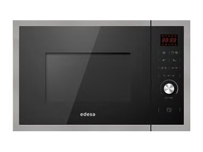 Edesa Emw-2530-Ig Xbk - Mikrobølgeovn Med Grill - Til Indbygning - 25 Liter - 900 W - Sort